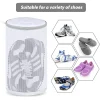 Shoes Wash Bags,Sneaker Mesh Washing Bag,Shoe Cleaning Laundry Bag,Gray Zipper,Large Size,8 x 13.8 inch,Pack of 2 for Gym Shoes,Sneaker,Slipper and So on - Image 2