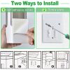 Cup Dispenser Wall Mounted Bathroom Cup Holder, 3oz-5oz Disposable Paper Cup Plastic Cup Dispenser, Water Cooler Dispenser Cup Holder with Paste Plate for Home Office Hospital Gym - Image 3