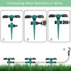 Rongsi Garden Sprinkler for Yard - 360-degree rotating lawn sprinkler, covering an area of up to 2,000 square meters. Ft, Garden Sprinkler Adjustable Yard Automatic Irrigation System 1 - Image 4