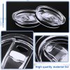 Siisll 5 Pcs 20 oz Skinny Replacement Lids Tumbler Replacement Lids Plastic Splash Resistant Lids Covers Spill Proof Skinny Tumbler Lid Cup Covers (Clear Color) - Image 2