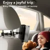 Car Headrest Tablet Mount Holder Stretchable Backseat Tablets Stand for Kids Compatible with Air Mini/Cell Phone/Galaxy Tab/Switch Lite or Other 4.7-11" Device - Image 3