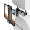 Car Headrest Tablet Mount Holder Stretchable Backseat Tablets Stand for Kids Compatible with Air Mini/Cell Phone/Galaxy Tab/Switch Lite or Other 4.7-11" Device