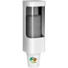 Cup Dispenser Wall Mounted Bathroom Cup Holder, 3oz-5oz Disposable Paper Cup Plastic Cup Dispenser, Water Cooler Dispenser Cup Holder with Paste Plate for Home Office Hospital Gym