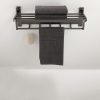 Stainless Steel Over Door Towel Rack Bar Holders for Universal Fit on Over Cabinet Cupboard Doors 2 Pack (Sliver) - Image 4