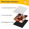 Magnetic Picture Frames 12 Packs-Fridge Magnetic Photo Frames-Holds 4 x 6 Inches Photos,Black - Image 2